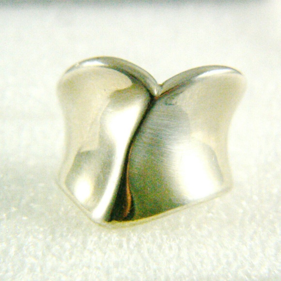 DESIGNER MODERNIST RLM STUDIO SIGNED FORGIVE STERLING SILVER 925 RING - Picture 10 of 10